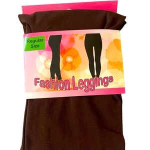 FC fierce competitor Brown High Waisted Fashion Leggings regular Size - NWT